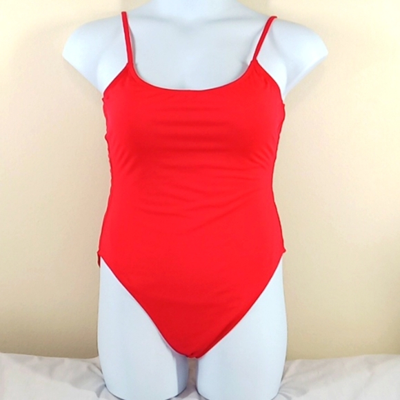 Andie Swim New Andie Bathing Suit Xst Laguna One Piece Cheerie Red